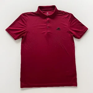 Adidas Performance Polo Shirt Men’s Small Red Primegreen Golf Tennis Athletic - Picture 1 of 5