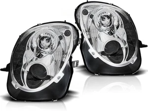 Coppia di Fari Anteriori LED DRL Inside per Alfa Romeo MITO 2008-Cromati IT LPAR - Imagen 1 de 12