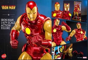 Nueva figura 1/6 de Iron Man de Marvel Comics de Hot Toys Hono Studio HS05 en stock - Imagen 1 de 2