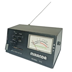 TOS-mètre Watt-mètre CRT MIRANDA 111 – 26 à 30 MHz 10/100W CB CiBi Radio Vintage - Photo 1/10