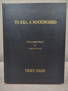 To Kill A Mockingbird Movie Script Reprint Full Screenplay Full Script Hardcover - Bild 1 von 8