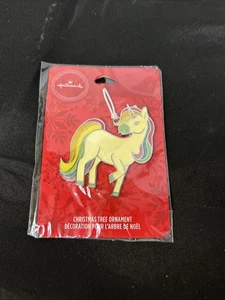 Punze Einhorn Ornament Weihnachten flach Metall Sammlerstück NEU - Bild 1 von 2