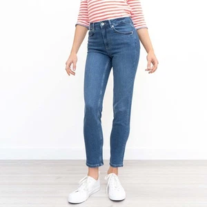 Jigsaw Hampton Jean RRP £85 Casual Smart Blue Slim Tapered Denim Sizes 6, 8, 10 - Picture 1 of 9