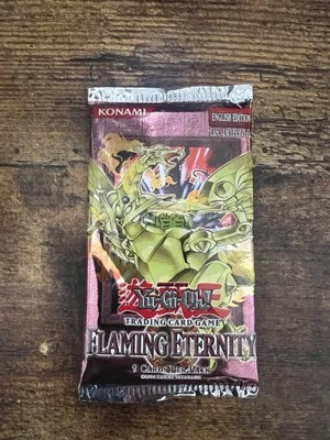 Yugioh 1st Edition Flaming Eternity Booster Pack  sealed 103037  - Image 1 of 2