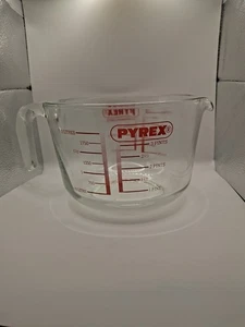 Vintage Pyrex 564 Corning 8 Tassen Schüssel 2 Quart 64 Unzen METRISCH 2 Liter ROT - Bild 1 von 3
