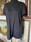 Icebreaker 100% Merino Wool Black T-shirt Base Layer Medium