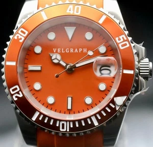 Velgraph 42 mm Automatic Watch | Diver Style | Screw Crown Drehbare Lünette NH35 - Picture 1 of 5