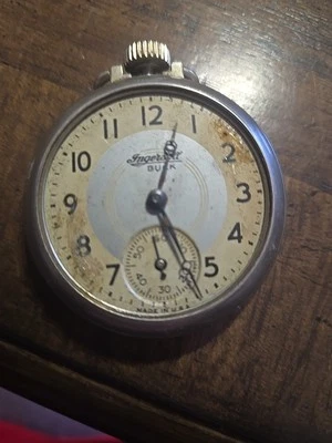 Ingersoll Buck pocket watch No Glass Parts Only No Glass - Image 1 of 4