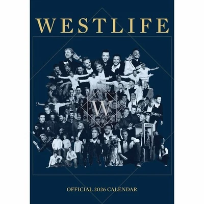 Westlife A3 Calendar 2026 - Entertainment - Month To View - Image 1 of 3
