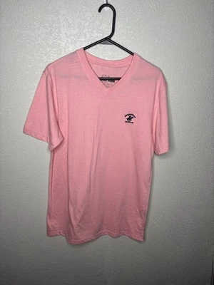 Beverly Hills Polo Club "La Camiseta Clásica" Para Hombre M Salmón Nuevo Con Etiquetas Foto 1 de 4