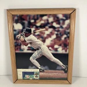 Wade Boggs Signed Photo & 1996 NY Yankees World Series Ticket Stub No Coa - Picture 1 of 15