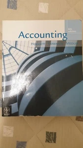 Accounting 6th Edition. - Picture 1 of 2