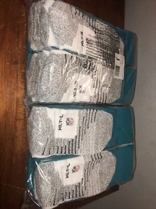 Calcetines de campo Nike NFL blancos totalmente nuevos talla XLT Miami Dolphin Team número 1 par - Imagen 1 de 5