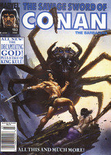 SAVAGE SWORD OF CONAN (MAGAZINE) (1974 Series) #183 NEWSSTAND Fine