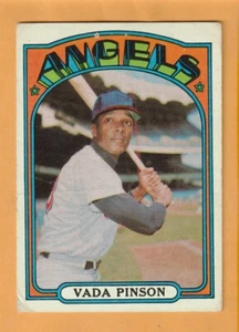 Vada Pinson California Angels 1972 Topps #135 - Imagen 1 de 2