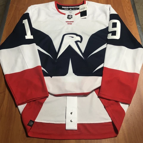 Adidas Nicklas Backstrom Washington Capitals 2023 NHL Stadium Series Jersey 52 Cover