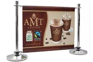 PVC Banners 500 gsm Custom Printed (one-side) for Cafe Barriers and Queque Mgm - Picture 1 of 14