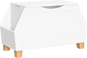Storage Organizer With Childrens Bookshelf Side Slots For Kids Game And Book - Picture 1 of 5