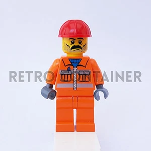 LEGO Minifigures - 1x cty010 - Construction Worker - Omino Minifig Set 7249 7344 - Picture 1 of 1
