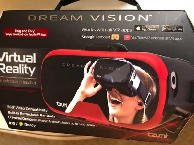 TZUMI Dream Vision Virtual Reality Smartphone Headset fits iPhone & Android - Image 1 of 2