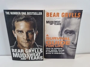 Bear Grylls Schlamm Schweiß und Tränen & ein Überlebensleitfaden für das Leben 2 Bücherpaket - Bild 1 von 8