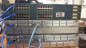 Cisco CCENT, CCNA & CCNP LAB KIT 2x 2851 2821 15 IOS 2x 3550-24 L3 - Picture 1 of 4