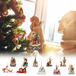Weihnachten Cartoon Anhänger für Grinch Ornament Weihnachtsbaum Hängedeko - Bild 1 von 26