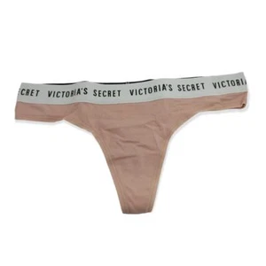 Victoria's Secret Thong / String Size S Nude Color White Elastic Waist NWOT - Picture 1 of 7