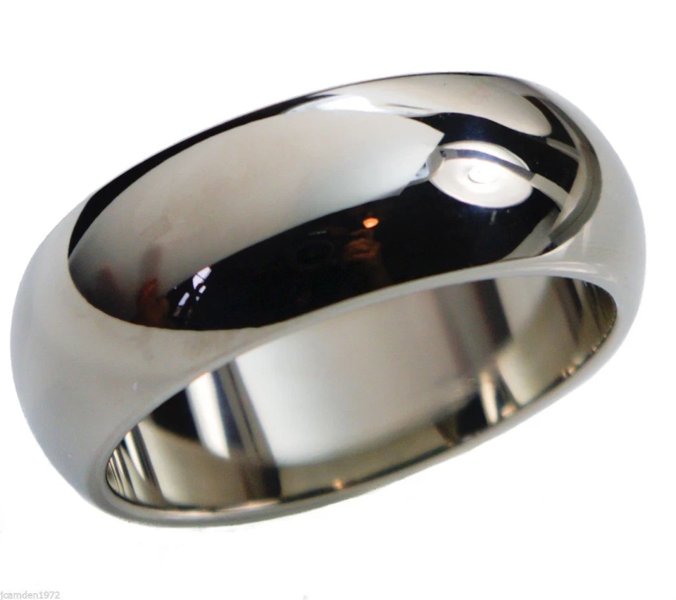Mens or Ladies 6mm Wedding Band Stainless Steel Ring Size 6 T83 - Image 1 of 1