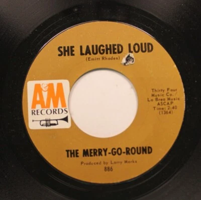 Rock 45 The Merry-Go-Round - She Laughed Loud / Had To Run Around On Am Records - Image 1 of 2