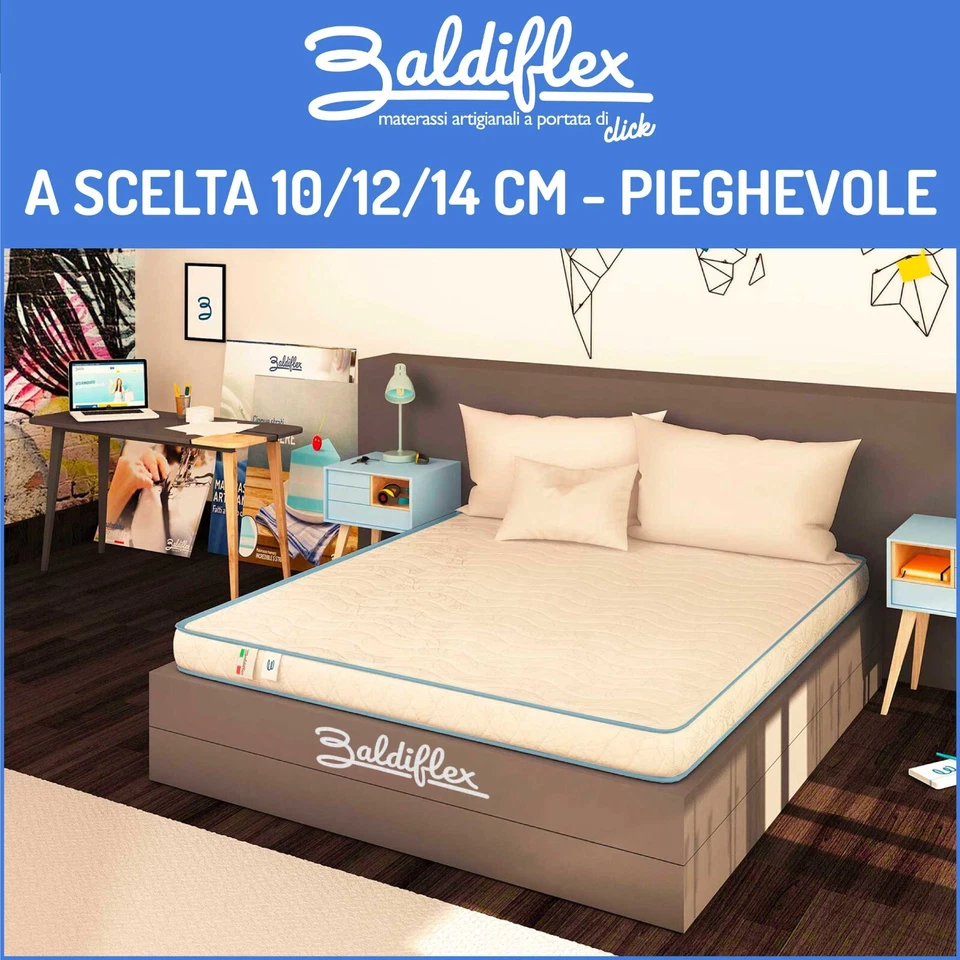 MATERASSO PIEGHEVOLE DIVANO LETTO BRANDINA CAMPER HOTEL POLIURETANO - Immagine 1 di 4