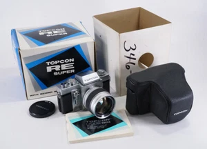 TOPCON RE SUPER + 58/1.4 TOPCOR BOXED VERY NICE!/221500 - Picture 1 of 7