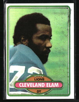 Cleveland Elam 1980 Topps #27 Football Card - Image 1 of 2