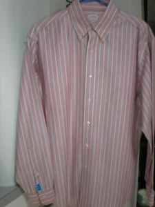 Camisa BROOKS BROTHERS Para Hombre Talla M Manga Larga Botón Delantero SIN PLANCHAR TODO ALGODÓN - Imagen 1 de 4