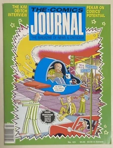 THE COMICS JOURNAL #123 (JULIO 1988) KIM DEITCH, HARVEY PEKAR, MUY BIEN - Imagen 1 de 1