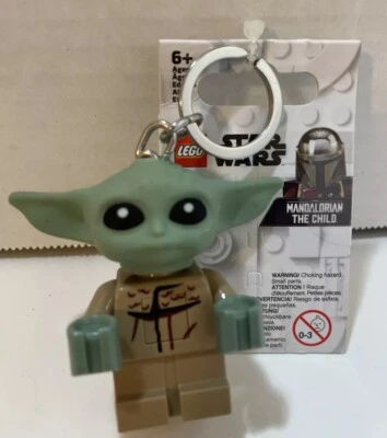 Lego Llavero El Niño Grogu Bebé Yoda 2" LED Llave Luz Star Wars Linterna Foto 1 de 4