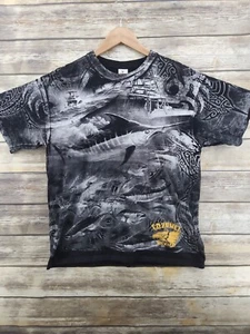 Swordfish Cozumel Mexico Vintage AOP Ocean Yazbek Shirt Adult Size XL - Picture 1 of 7