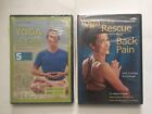 Rodney Yee's Daily Yoga & Yoga To The Rescue For Back Pain (2 Dvds) New