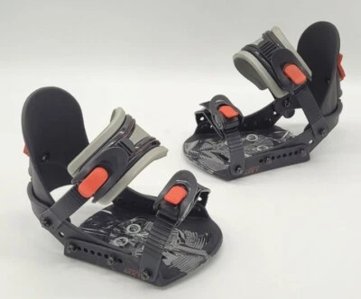 Fijaciones de snowboard vintage Lamar MX1 negras tamaño ajustable Foto 1 de 4