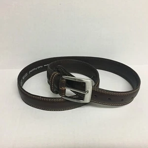 HUSH PUPPIES HERREN BRN ECHTLEDER GÜRTEL GR 38 MADE IN INDIA 95/100 NEAR MINT - Bild 1 von 4