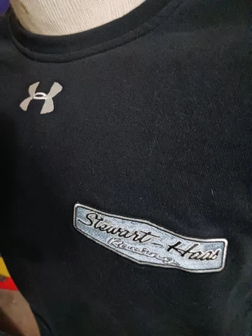 Stewart-Haas Racing Ford Team Issued Large Under Armour Sweatshirt NASCAR Preece Cover
