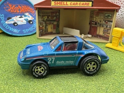 Vintage Darda Motor Blue #27 Porsche 911 Targa 1/64 Diecast/Plastic Rallye - Image 1 of 4
