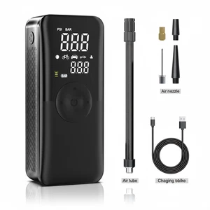 Car Tire Pump CARSUN Portable Air Inflator Compressor Motorcycle Bicycle Wireles - Imagen 1 de 7