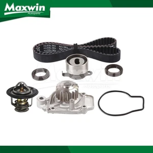 Timing Belt Kit Water Pump Thermostat Fit 88-95 Honda Civic 88-91 CRX 1.5L - Foto 1 di 16
