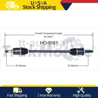 Junta eje CV trasero izquierdo para Honda Element 2011 2010 2009 2008 2007 2006 2005 Foto 1 de 2