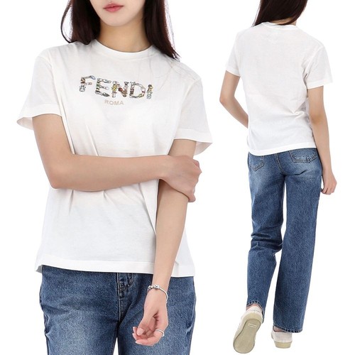 T shirt manica corta logo Fendi adulto taglia JMI487 7AJ F0TU9 AK 140121272