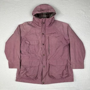 Vintage Woolrich Woman Jacket Size Large Wool Lined Made In USA Pink READ - Picture 1 of 11