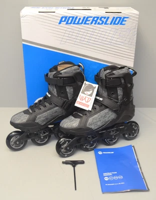 Powerslide Phuzion Radon Black White 80 Inline Skates Inlineskates 901975 GR. 46 - Bild 1 von 4