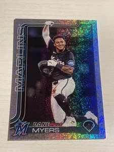 2025 Topps Update Sandglitter Exclusive Parallel Dane Myers Marlins US228 - Picture 1 of 1