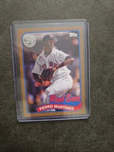 2024 TOPPS PEDRO MARTINEZ 1987 RETRO GOLD PARALLEL #/50 RED SOX METS HOF - Picture 1 of 2